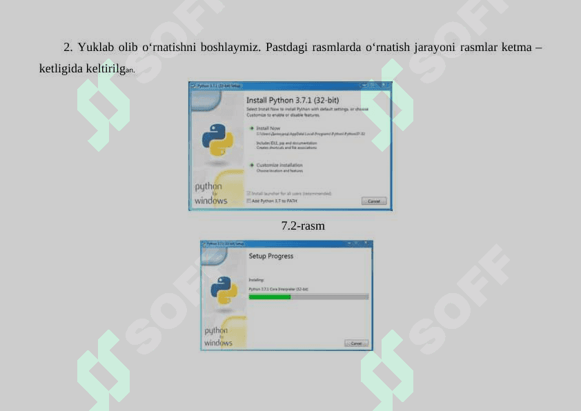 PYTHONGA kirish Python dasturlash tili 6