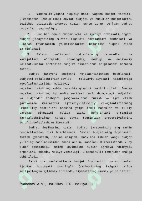 Budjet munosabatlarining qonuny huquqiy asoslari 7