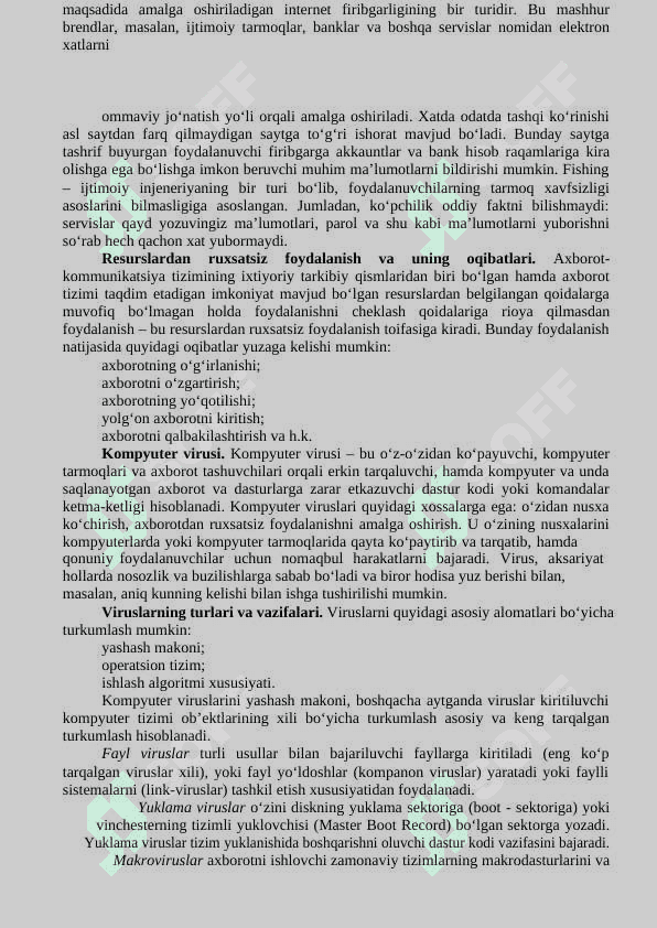 Axborot xavfsizligini ta’minlashning g‘oyaviy-nazariy asoslari 2