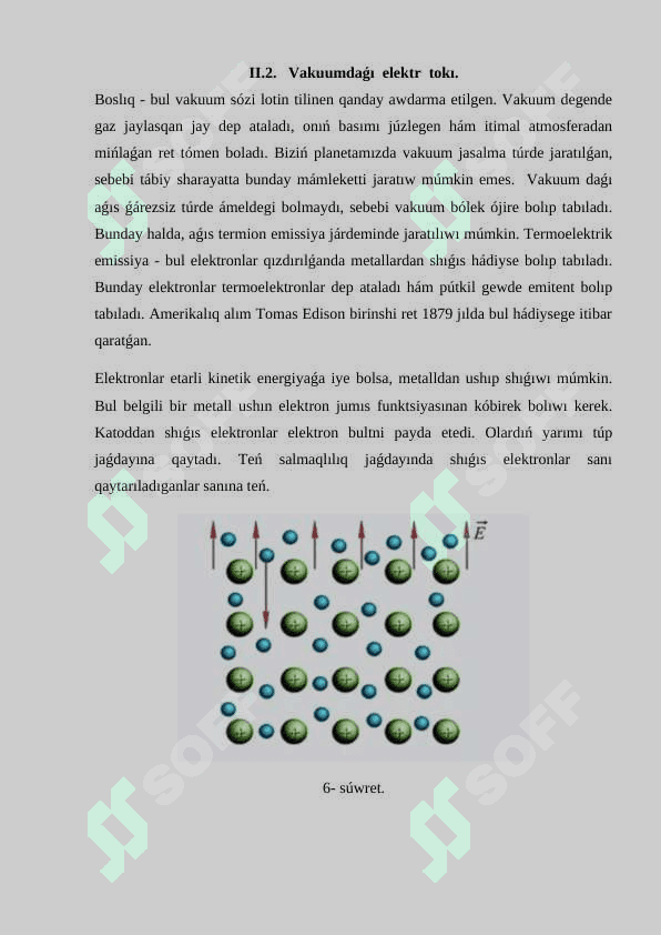 Hár túrli ortalıqlardaǵı elektr tokı 8