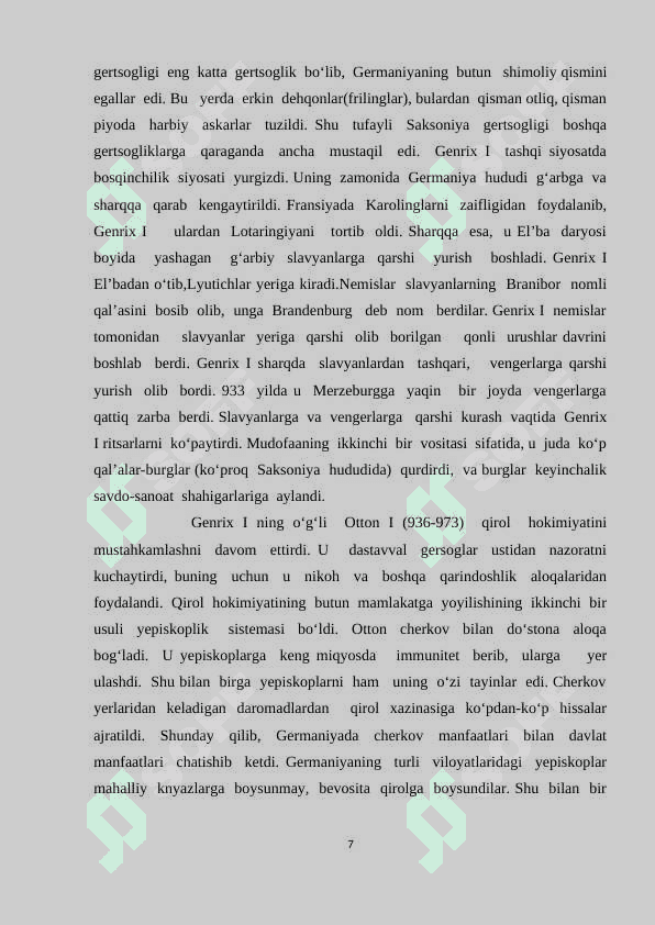 IX-XI asrlarda Germaniya 7