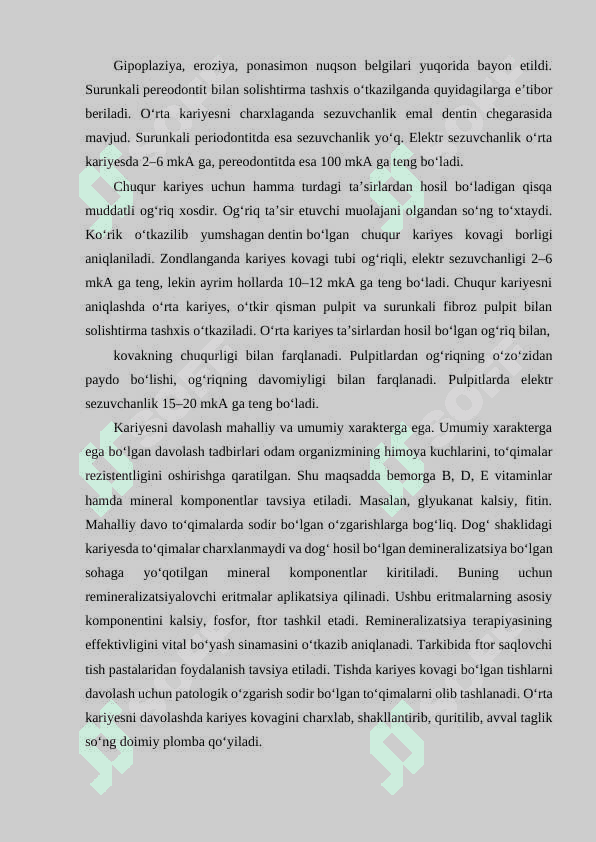 KARIES HAQIDA TUSHUNCHA 4