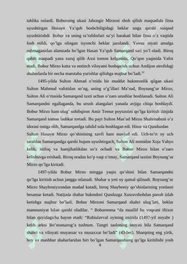 ZAHIRIDDIN MUHAMMAD BOBUR ASOS SOLGAN BOBURIYLAR SULOLASI 7