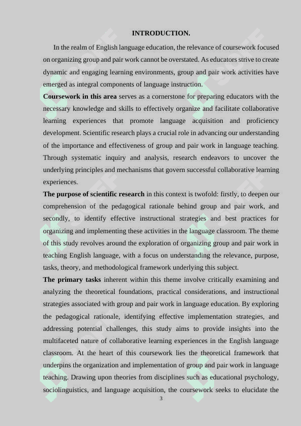 Organizing Group and Pair  Work  in Teaching English Language 3