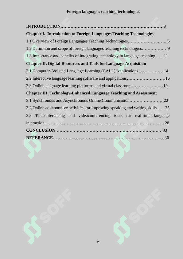 Foreign languages teaching technologies 2