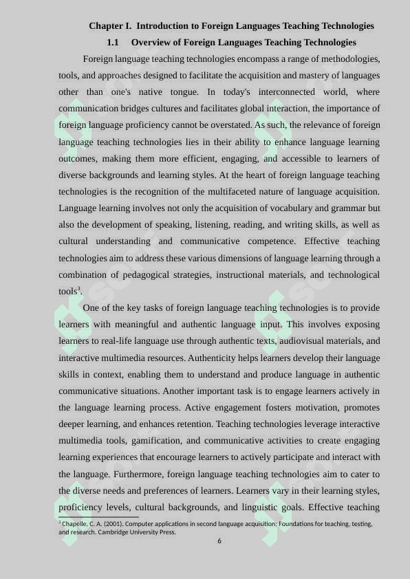 Foreign languages teaching technologies 6