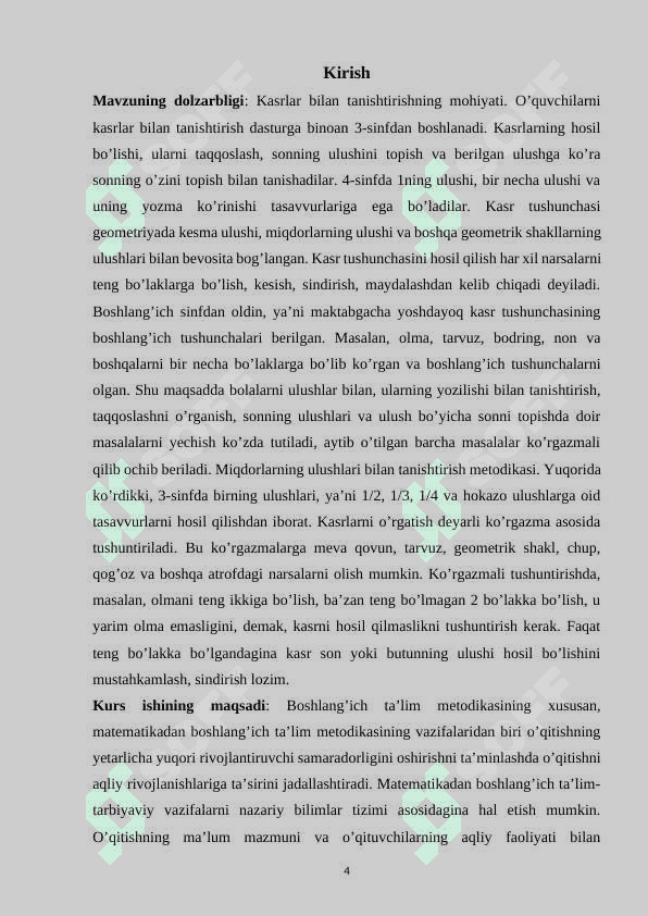 Kasr tushunchasi bilan tanishtirish metodikasi 3