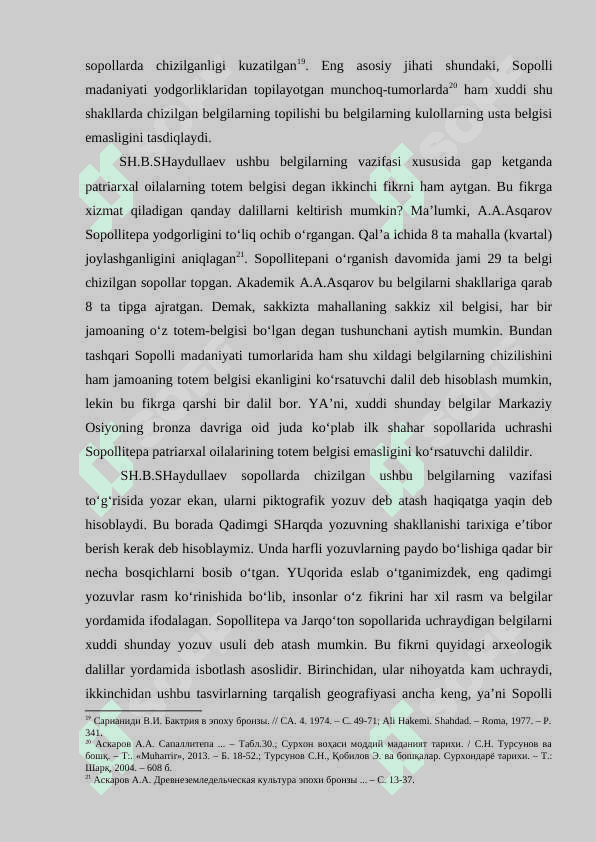 OKS SIVILIZATSIYASINING PIKTOGRAFIK BELGILI YOZUVLARI. 5