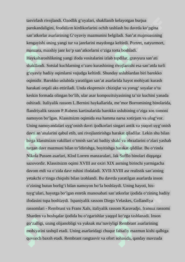 Xvii-xviii asrlarda yevropa san’ati Musiqa tarixi 3