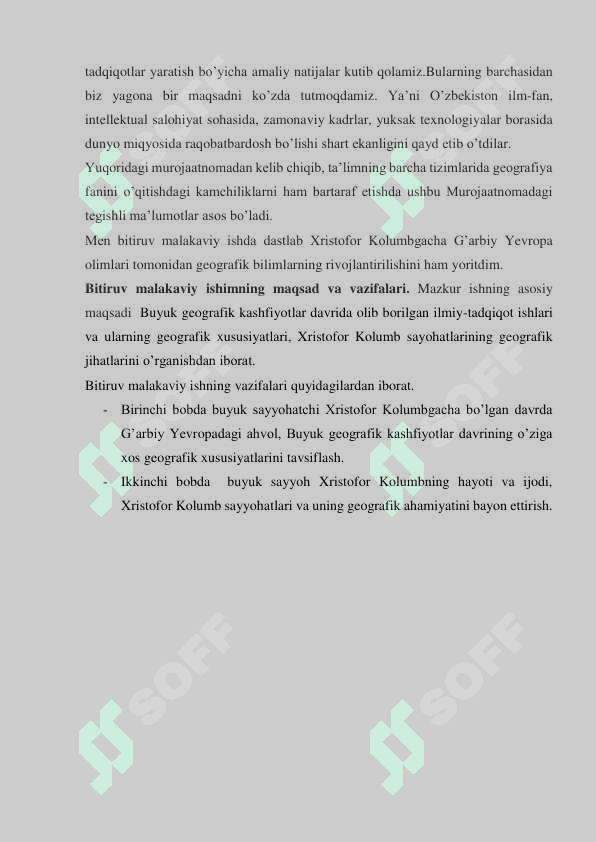 “Buyuk geografik kashfiyotlar davrida Xristofor Kolumbning sayohatlari va uning geografik ahamiyati” 4