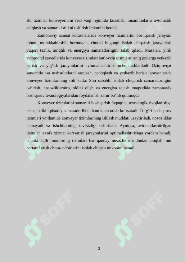 Konveyrlarni boshqarish tizimlari 3