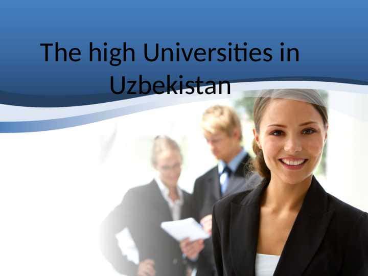 The high Universities in Uzbekistan