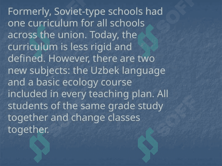 School education in Uzbekistan 7