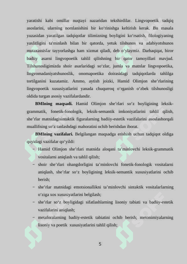 Hamid Olimjon she’riyatining lingvopoetik xususiyatlari 5