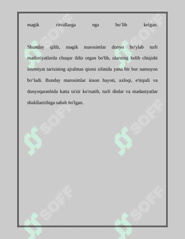 MAGIK MAROSIMLAR FOLKLORI 6