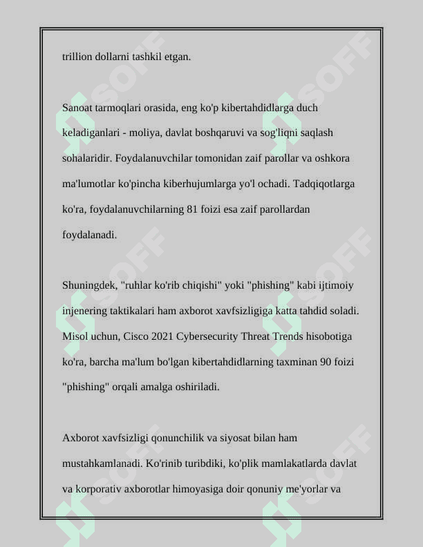 MEDIATA'LIMDA AXBOROT XAVFSIZLIGI 6