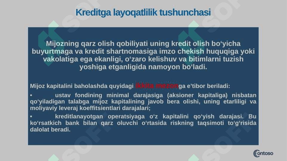 AYLANMA MABLAG‘LAR VA MIJOZLARNING KREDITGA LAYOQATLILIGINI BAHOLASH USULLARI pptx 4