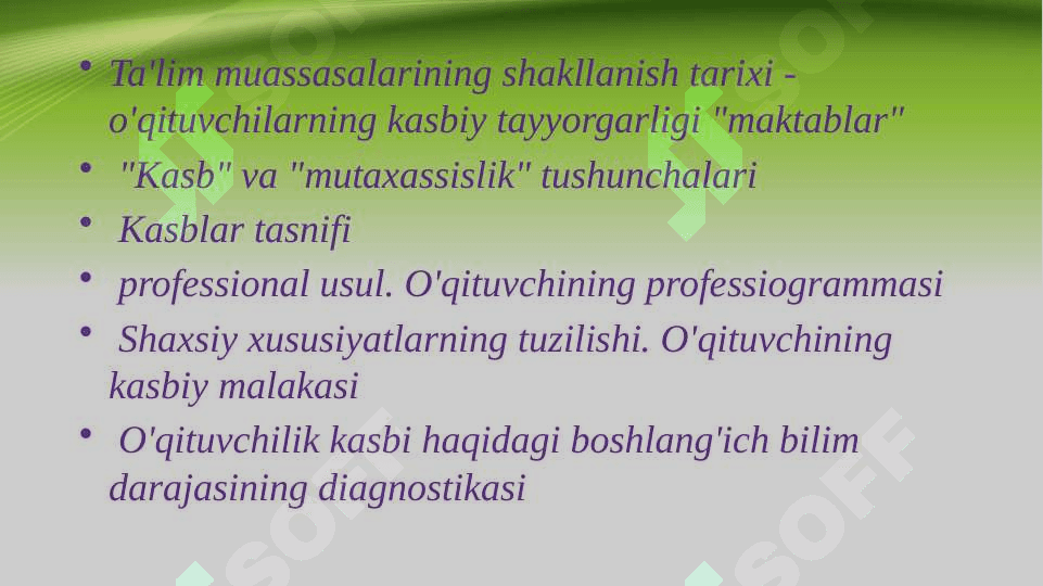 PEDAGOGIK KASBLAR SPEKTRI 2