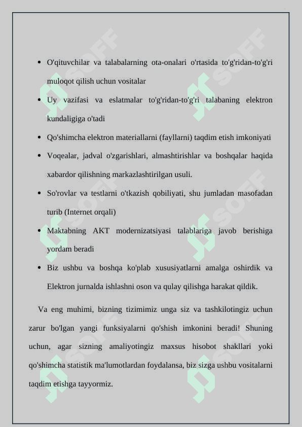 “Elektron jurnal” kompleks axborot tizimi 7