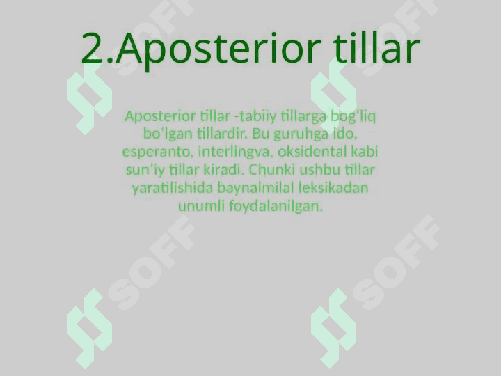 Xalqaro sunʼiy tillar 7