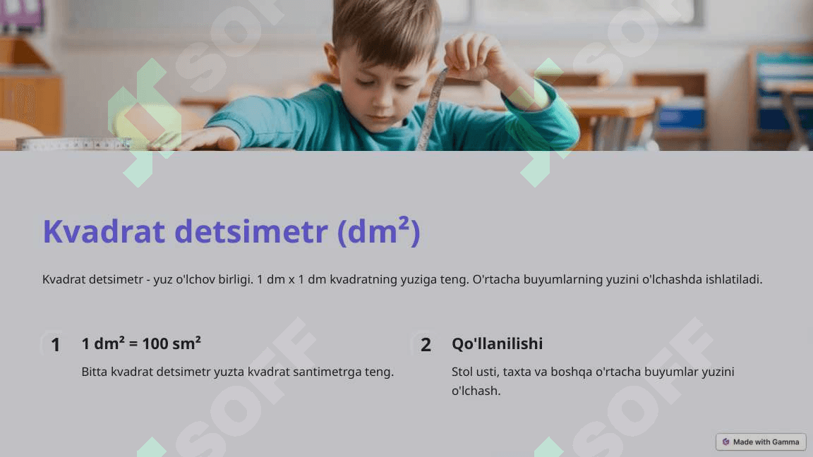 Boshlang`ich sinflar uchun slayd matematika 3