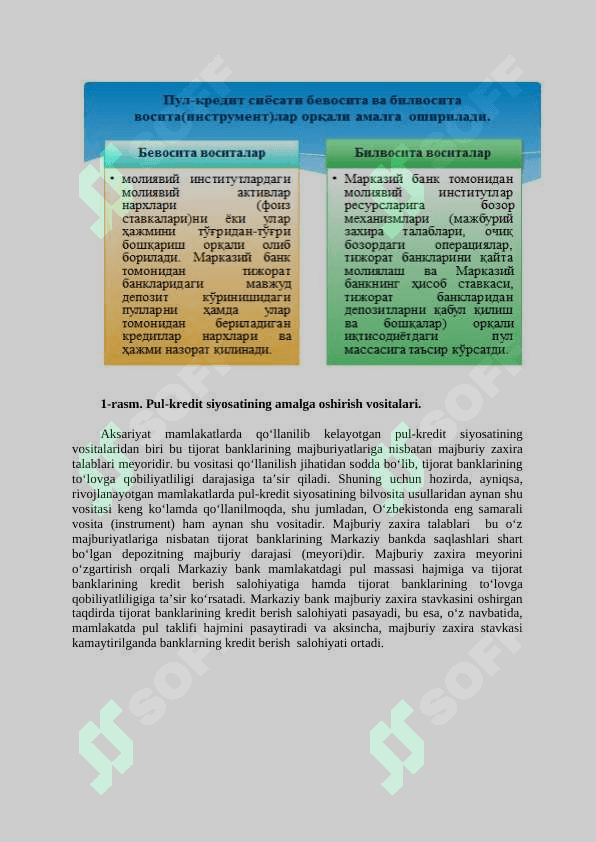 PUL MABLAG‘LARI VA VALYUTA OPERATSIYALARI HISOBI 2