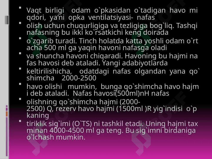 Spirometriya o’lchash usuli haqida 3