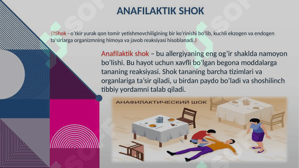Anafilaktik shok. 2