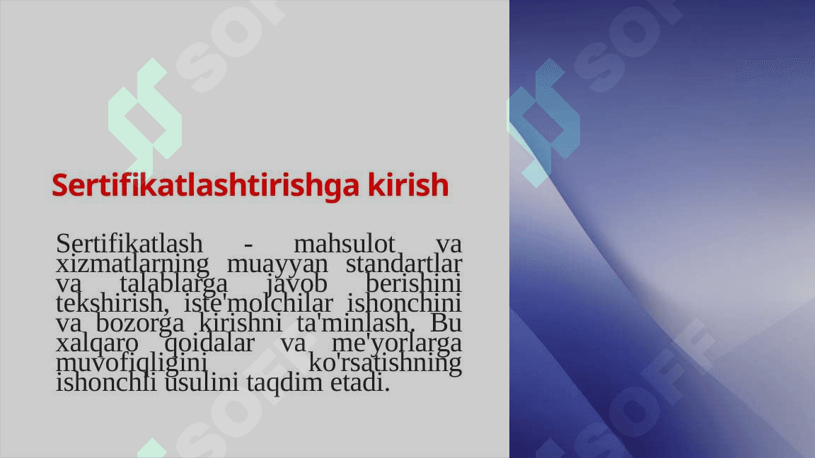 Sertifikatlash va xalqaro savdo 2