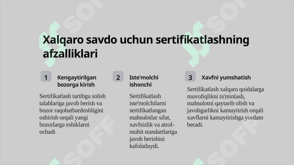 Sertifikatlash va xalqaro savdo 3