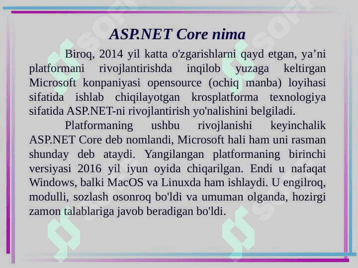 ASP.NET Core MVC ga kirish 4