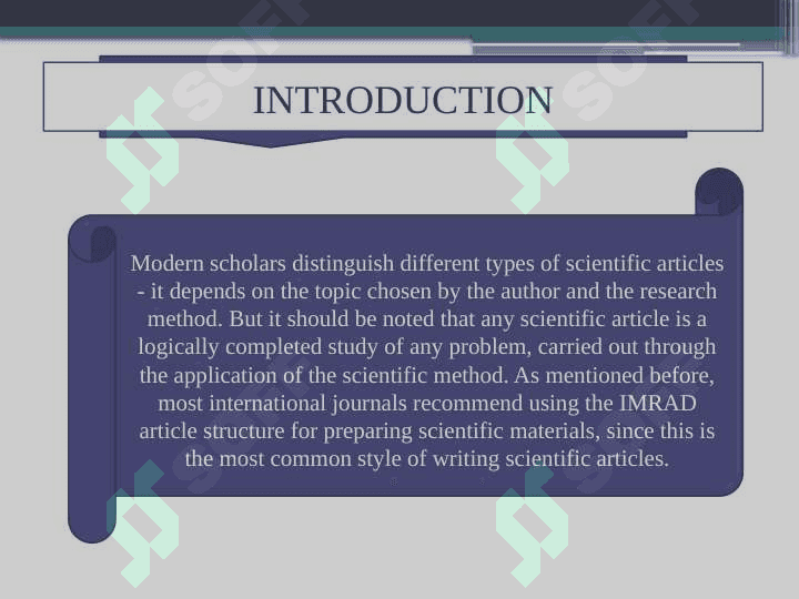 Structure and cohesion of a research paper 5