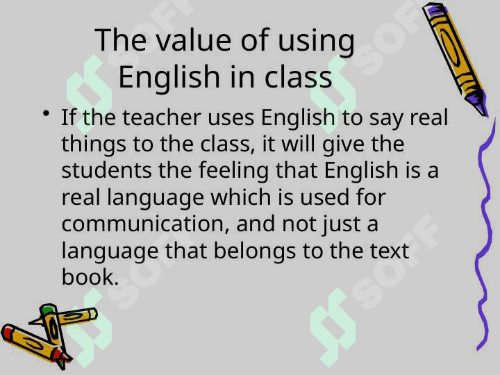 Using English in the classroom 5