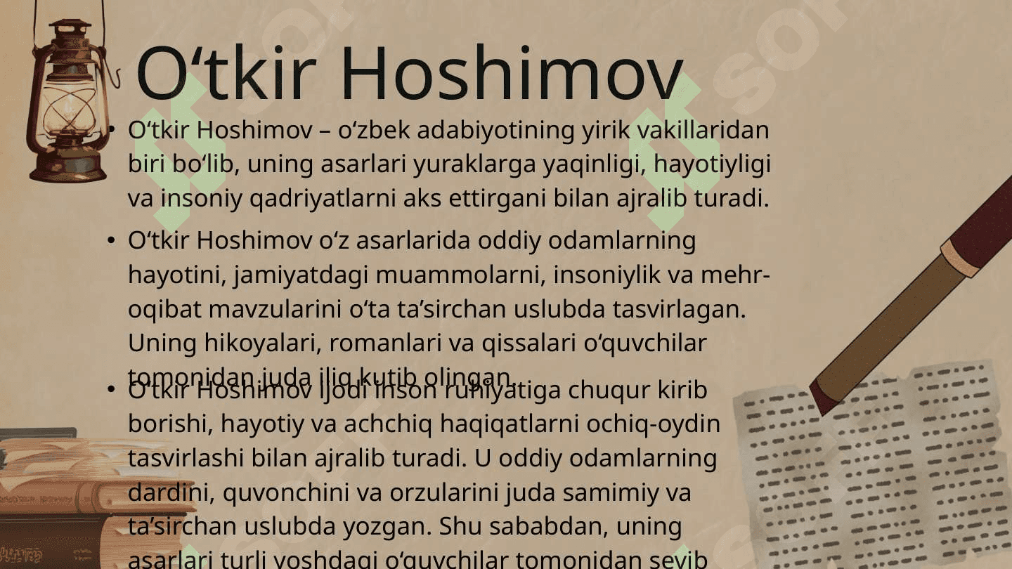 O'tkir Hoshimov "Nur borki - soya bor" 4