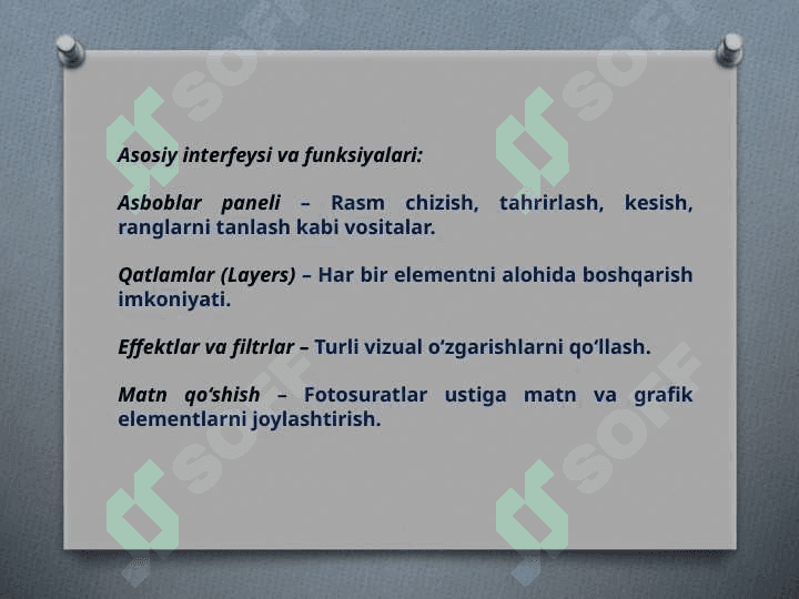 Adobe Photoshop dasturi va               uning imkoniyatlari 4