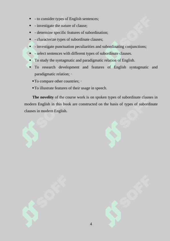 TYPES OF SUBORDINATE CLAUSES IN MODERN ENGLISH 4