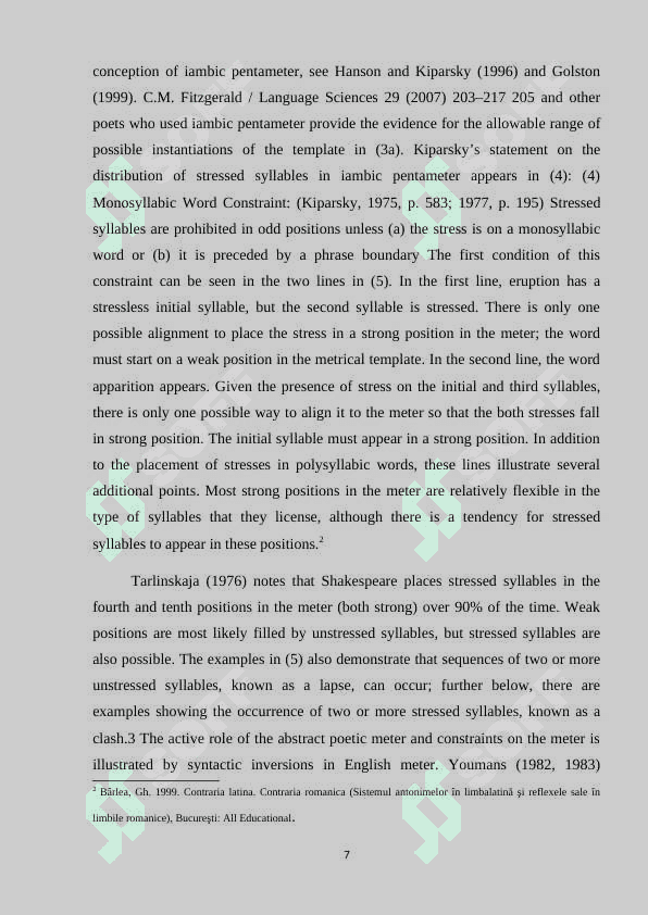 PRAGMATIC FEATURES OF INVERSION IN ENGLISH. 7