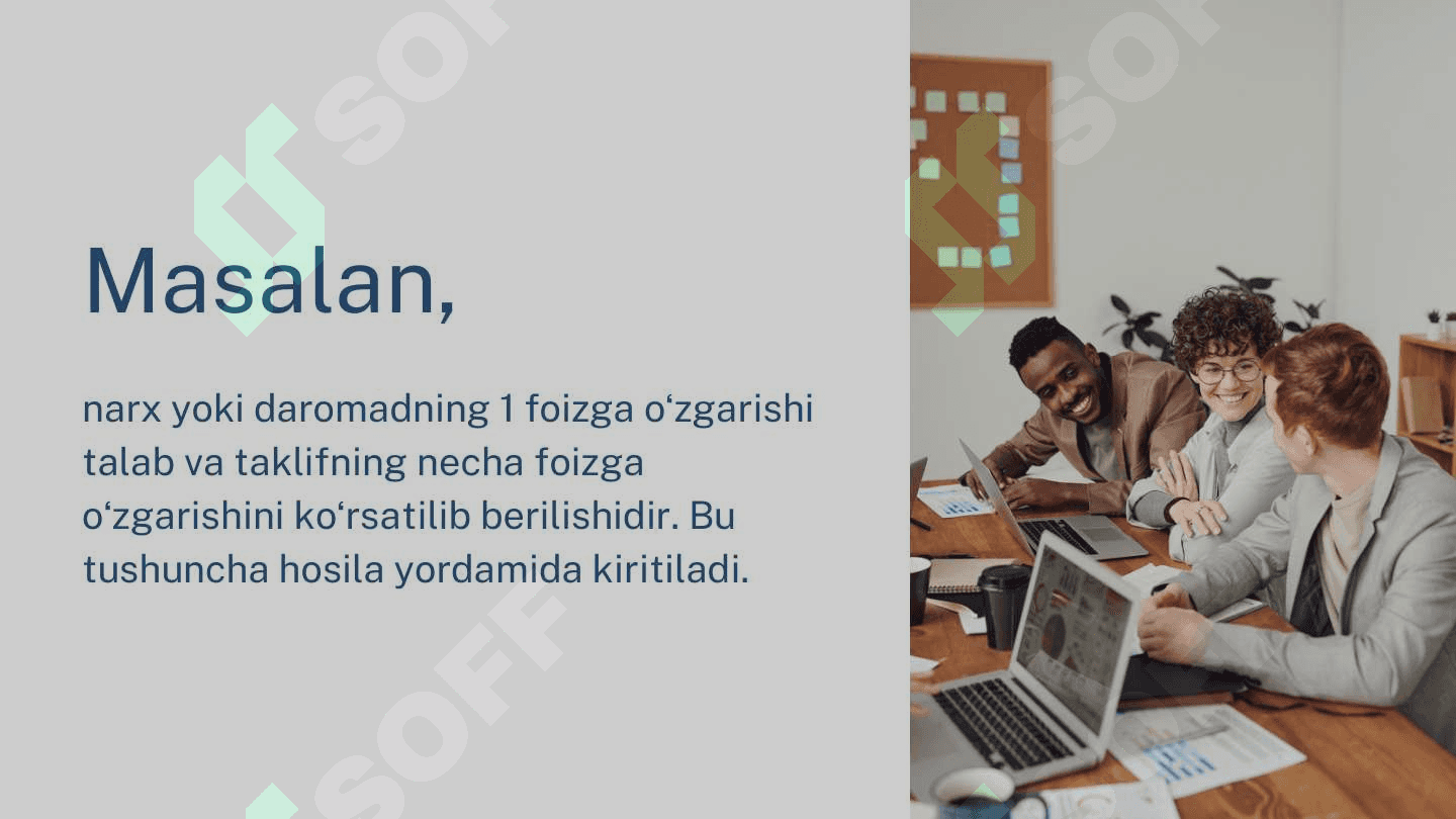 Elastiklik tushinchasi va uning turlari 3