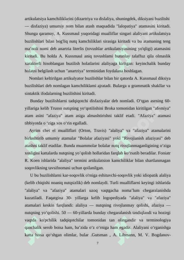 Alaliya va uning barcha turlarida  nutqni shakllantirish metodlari 7