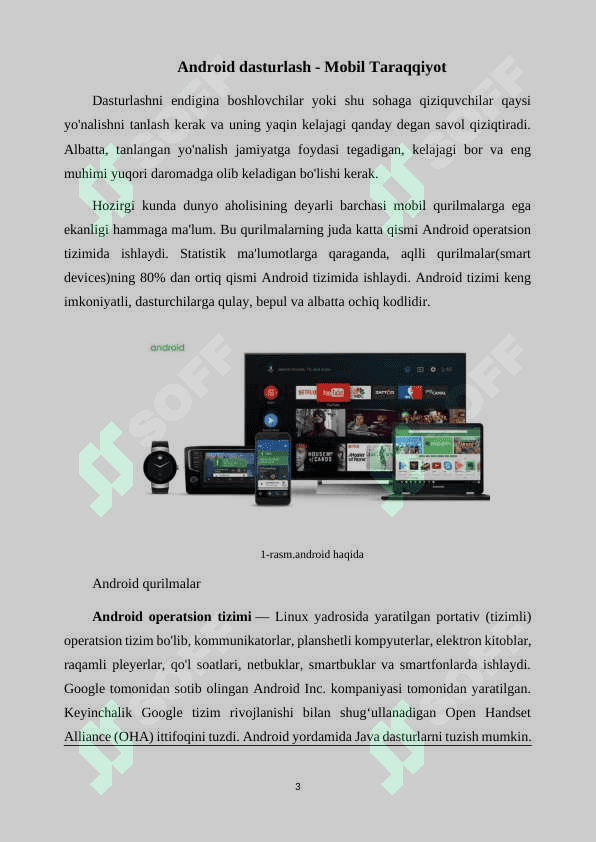 kurs ishi android onlain auksion 2