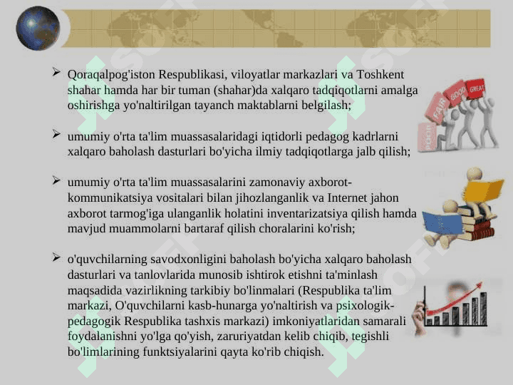 XALQAROBAHOLASH DASTURLARI 7