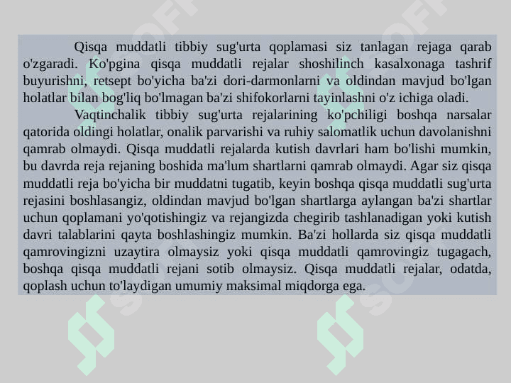 Hayotni qisqa muddatli  sug‘urtalash 5