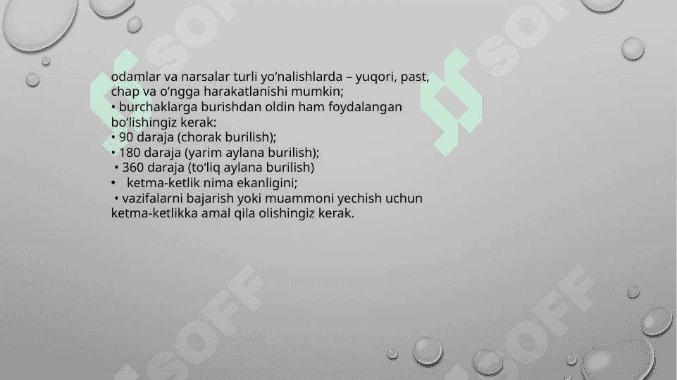 Dasturlashni boshlash. Robotni labirint bo’ylab harakatlantirish 3