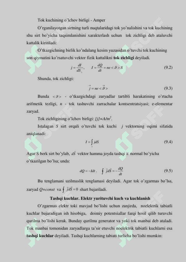 O‘zgarmas elektr toki. Turli muhitlarda elektr toki. 3