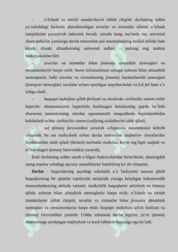 Davlat institutsional tashkilot sifatida 3