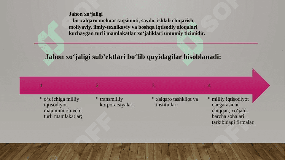 JAHON XO‘JALIGI VA UNING EVOLYUSIYASI 5