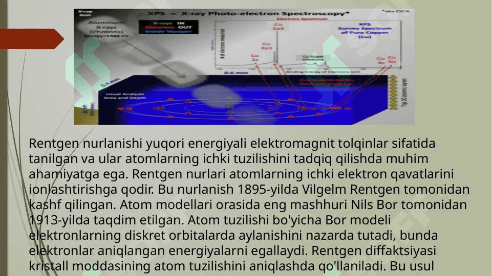 Atomlarni xarakterlovchi rentgen spektrlar 4
