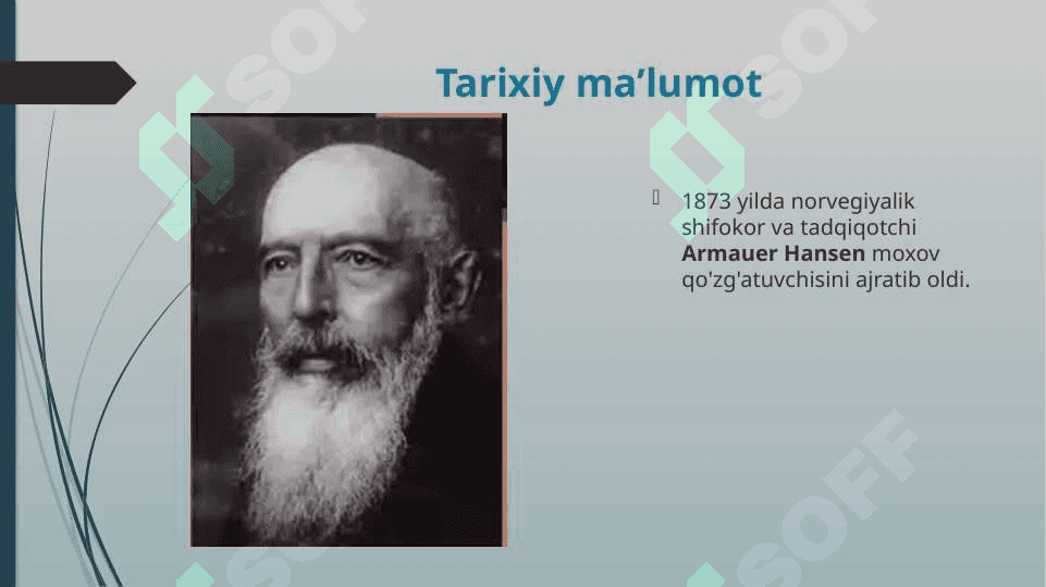 MOXOV (LEPRA) GANZEN KASALLIGI 3
