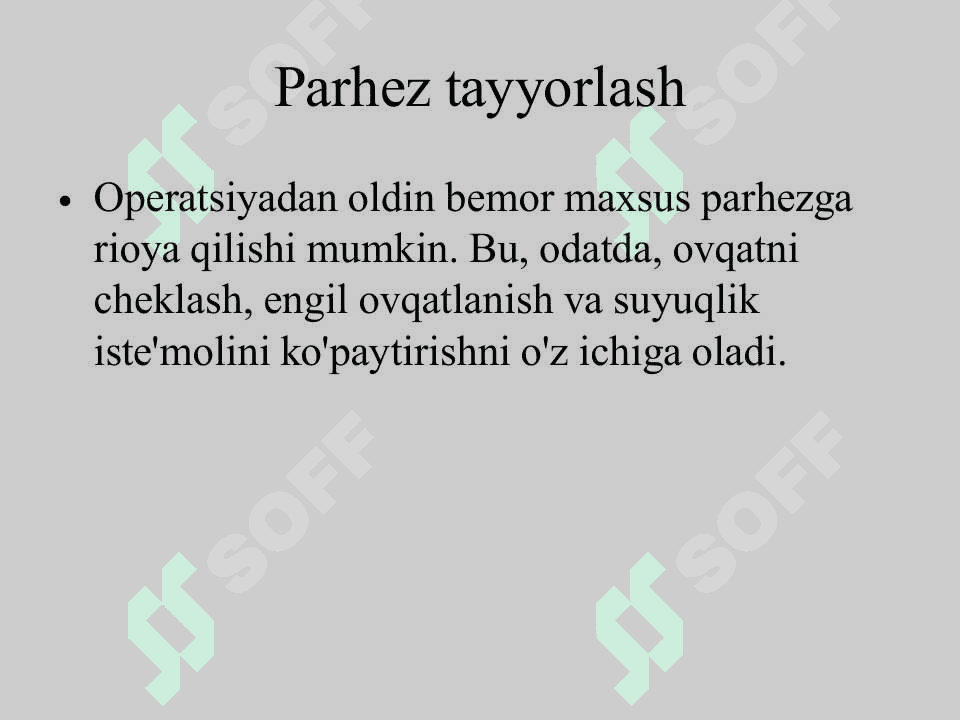 Xirurgik bemorlarni davolash 5