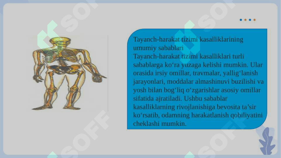 Tayanch- Harakat tizimi kasaliklari 8
